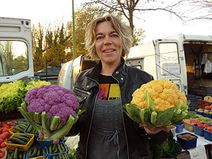 Corinne fait son marché