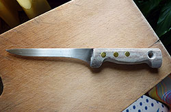 Couteau à filets de poissons
