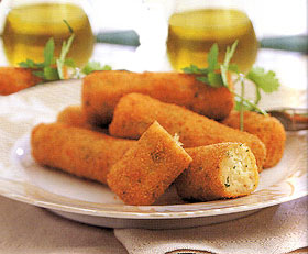 Croquettes panées de la mer