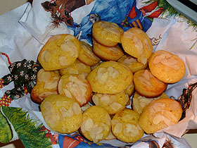 Muffins au citron et aux amandes