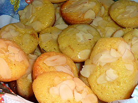 Muffins au citron et aux amandes