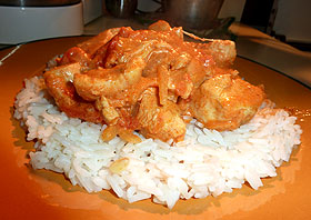 Poulet makhani d'Inde