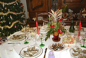 Table de Noël
